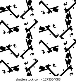 Abstract vector monochrome background. Halftone illustration pattern