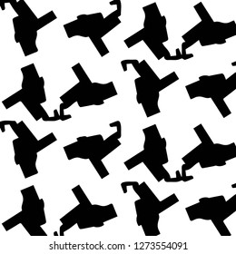 Abstract vector monochrome background. Halftone illustration pattern