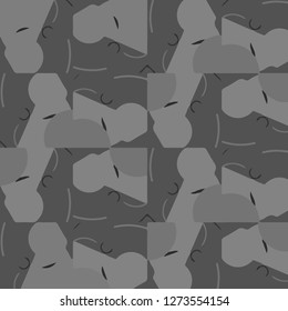 Abstract vector monochrome background. Halftone illustration pattern