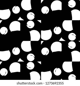 Abstract vector monochrome background. Halftone illustration pattern