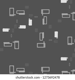 Abstract vector monochrome background. Halftone illustration pattern