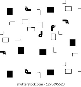 Abstract vector monochrome background. Halftone illustration pattern