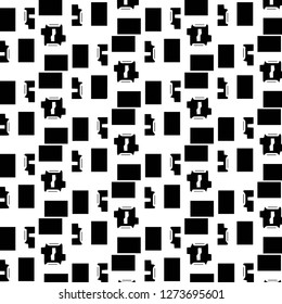 Abstract vector monochrome background. Halftone illustration pattern