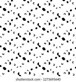 Abstract vector monochrome background. Halftone illustration pattern