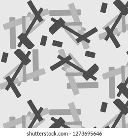 Abstract vector monochrome background. Halftone illustration pattern