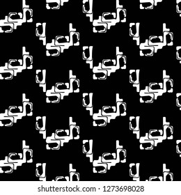 Abstract vector monochrome background. Halftone illustration pattern