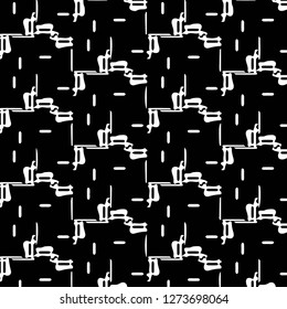 Abstract vector monochrome background. Halftone illustration pattern