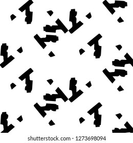 Abstract vector monochrome background. Halftone illustration pattern