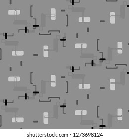 Abstract vector monochrome background. Halftone illustration pattern