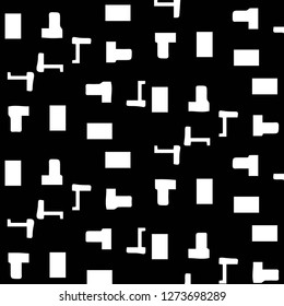 Abstract vector monochrome background. Halftone illustration pattern