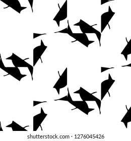 Abstract vector monochrome background. Halftone illustration pattern