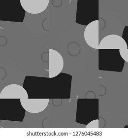 Abstract vector monochrome background. Halftone illustration pattern