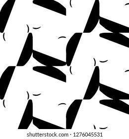 Abstract vector monochrome background. Halftone illustration pattern