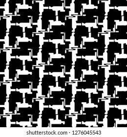 Abstract vector monochrome background. Halftone illustration pattern