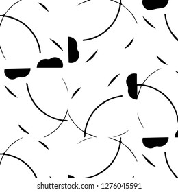 Abstract vector monochrome background. Halftone illustration pattern