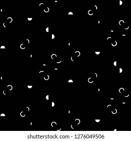 Abstract vector monochrome background. Halftone illustration pattern