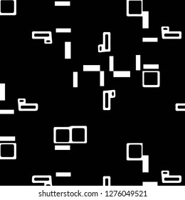 Abstract vector monochrome background. Halftone illustration pattern