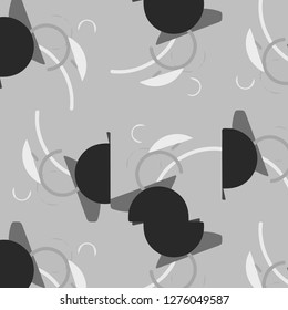 Abstract vector monochrome background. Halftone illustration pattern