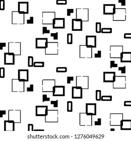 Abstract vector monochrome background. Halftone illustration pattern