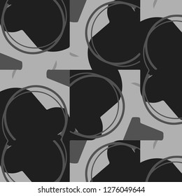 Abstract vector monochrome background. Halftone illustration pattern