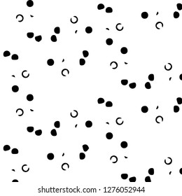 Abstract vector monochrome background. Halftone illustration pattern
