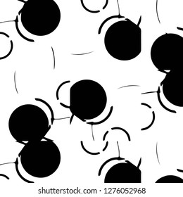 Abstract vector monochrome background. Halftone illustration pattern
