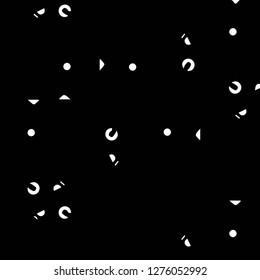 Abstract vector monochrome background. Halftone illustration pattern
