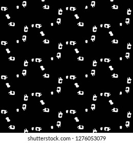 Abstract vector monochrome background. Halftone illustration pattern
