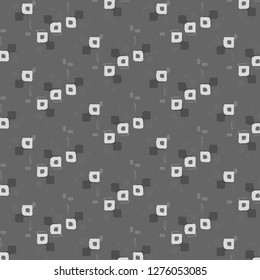 Abstract vector monochrome background. Halftone illustration pattern

