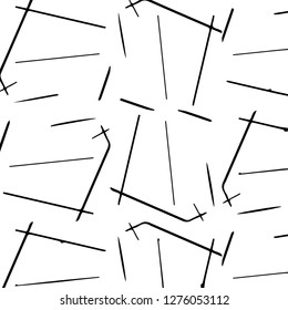 Abstract vector monochrome background. Halftone illustration pattern
