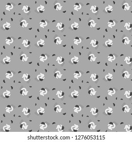 Abstract vector monochrome background. Halftone illustration pattern
