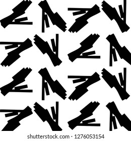 Abstract vector monochrome background. Halftone illustration pattern

