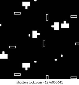 Abstract vector monochrome background. Halftone illustration pattern
