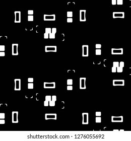 Abstract vector monochrome background. Halftone illustration pattern
