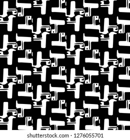 Abstract vector monochrome background. Halftone illustration pattern
