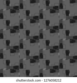 Abstract vector monochrome background. Halftone illustration pattern
