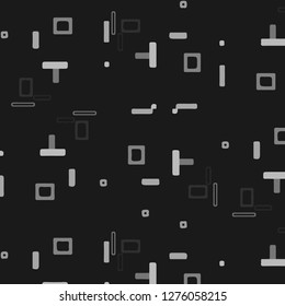 Abstract vector monochrome background. Halftone illustration pattern
