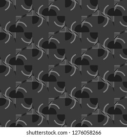 Abstract vector monochrome background. Halftone illustration pattern
