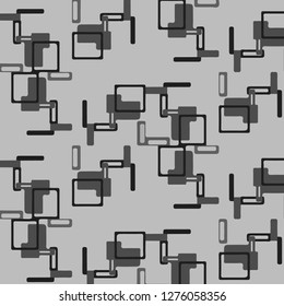 Abstract vector monochrome background. Halftone illustration pattern
