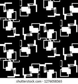 Abstract vector monochrome background. Halftone illustration pattern
