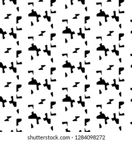 Abstract vector monochrome background. Halftone illustration pattern