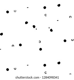 Abstract vector monochrome background. Halftone illustration pattern