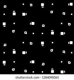 Abstract vector monochrome background. Halftone illustration pattern