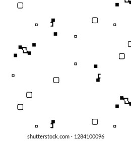 Abstract vector monochrome background. Halftone illustration pattern