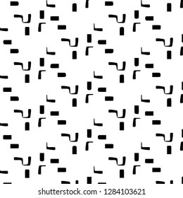 Abstract vector monochrome background. Halftone illustration pattern
