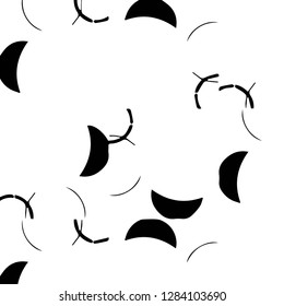 Abstract vector monochrome background. Halftone illustration pattern