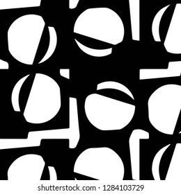 Abstract vector monochrome background. Halftone illustration pattern