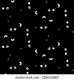 Abstract vector monochrome background. Halftone illustration pattern