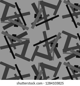 Abstract vector monochrome background. Halftone illustration pattern