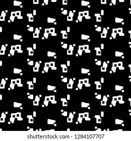 Abstract vector monochrome background. Halftone illustration pattern